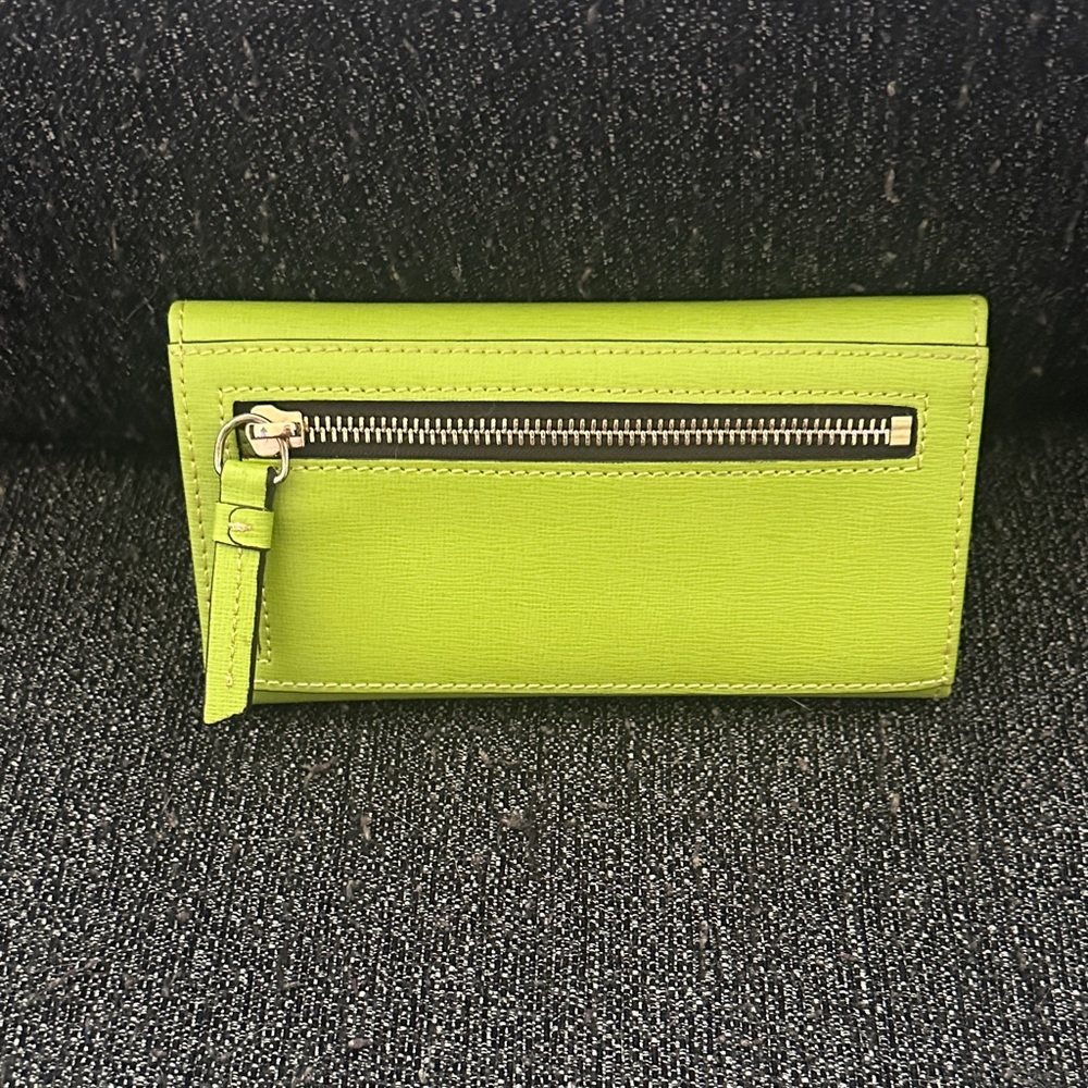 Dooney & Bourke Bright Green Women's Wallet - Picture 2 of 3